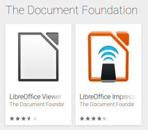 Applications Android pour LibreOffice