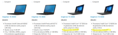 4 portables Ubuntu d'entrée de gamme chez Dell